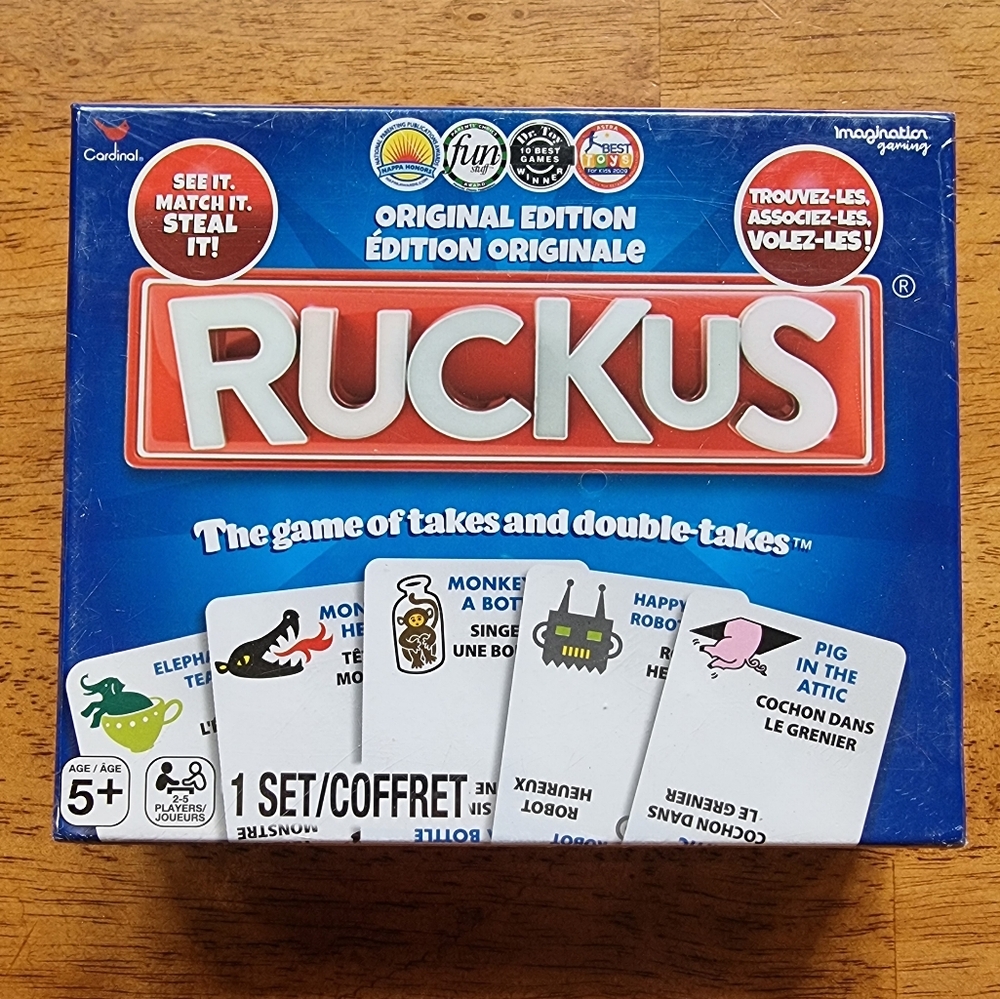 🆕️ Ruckus Original Edition Card Game - Blue
